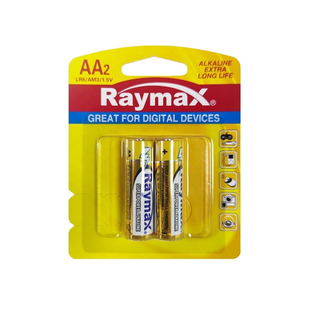 Raymax OEM Super Alkaline  AM3 Mignon Battery  1 5v  LR6 AA for Toys Clocks Camera Remote Controls