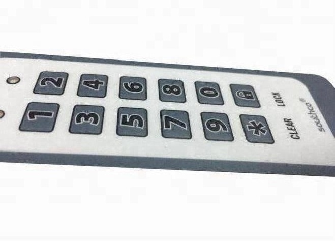 Custom push button tactile membrane keypad waterproof membrane switch