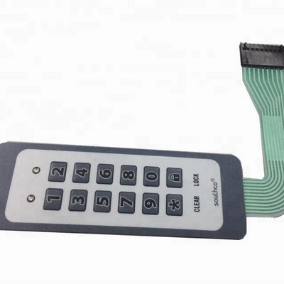 Custom push button tactile membrane keypad waterproof membrane switch