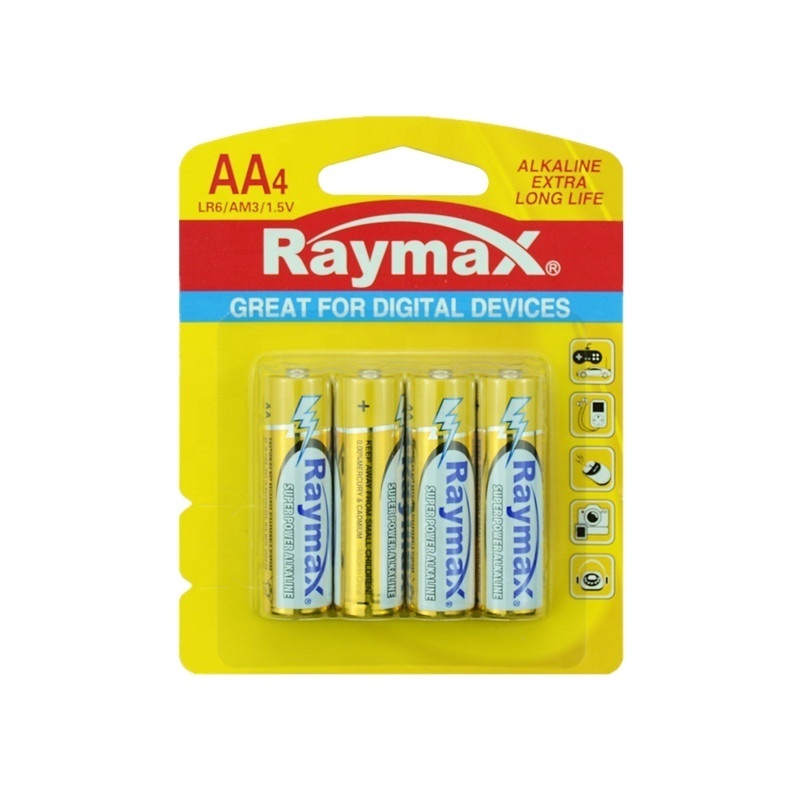 Raymax OEM Super Alkaline  AM3 Mignon Battery  1 5v  LR6 AA for Toys Clocks Camera Remote Controls