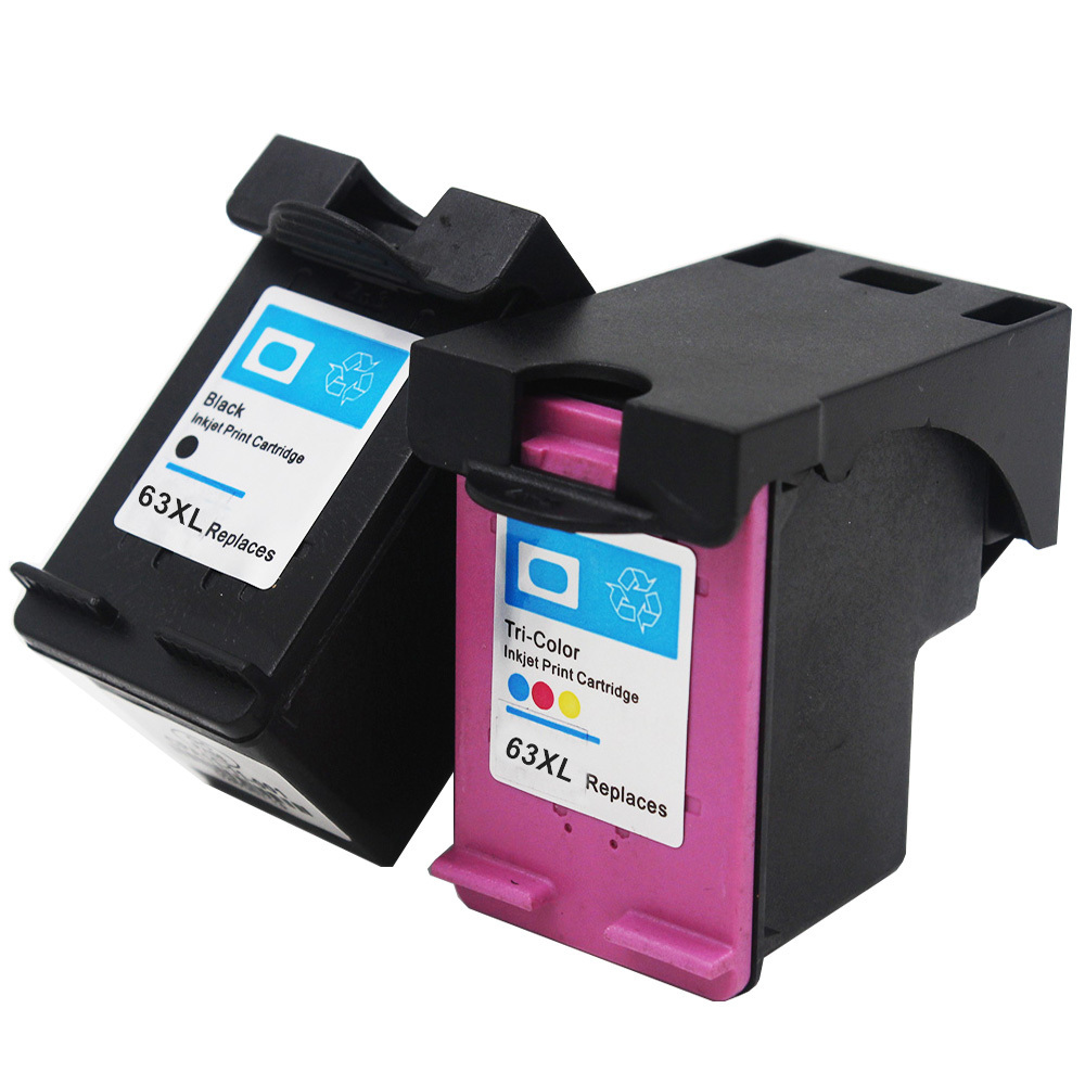 63XL 63 XL Premium Black Remanufactured Color Ink Cartridge for HP63 For HP DESKJET 1112 2132 2131 3630 Printer