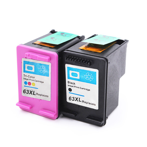 63XL 63 XL Premium Black Remanufactured Color Ink Cartridge for HP63 For HP DESKJET 1112 2132 2131 3630 Printer