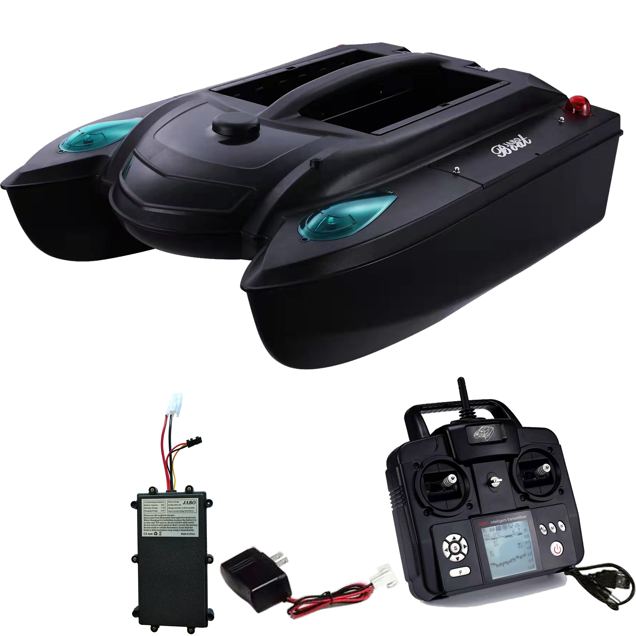 JABO Dolphin Saltwater Beach Fishing Carp Fishing 3S RC Fishing Surfer GPS Bait Boat with 500 Meters Range