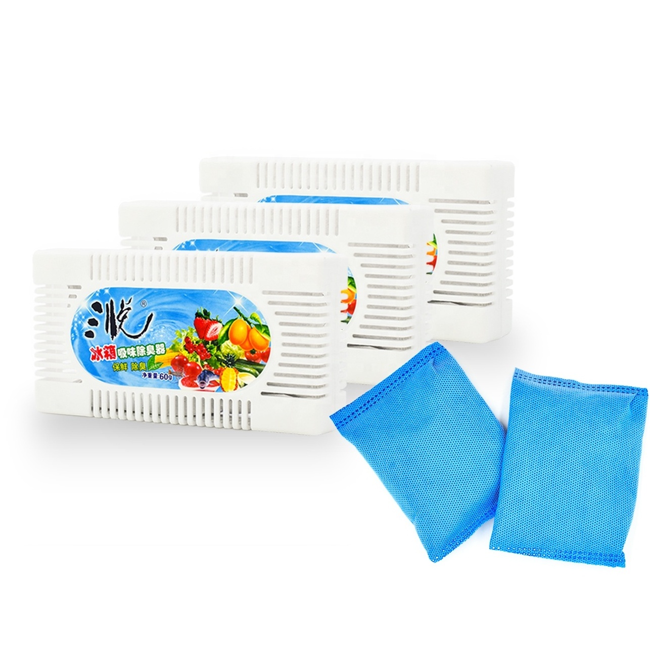 Effective fridge odor eliminator Refrigerator Deodorize Bamboo Charcoal Air Purifying Bags