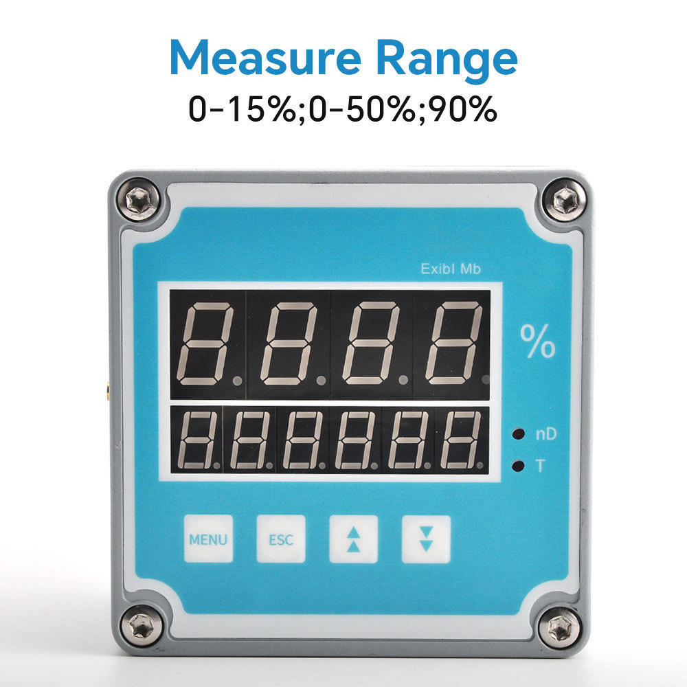 factory price high precision light 0-40 degree inline display digital brix salinity refractometer