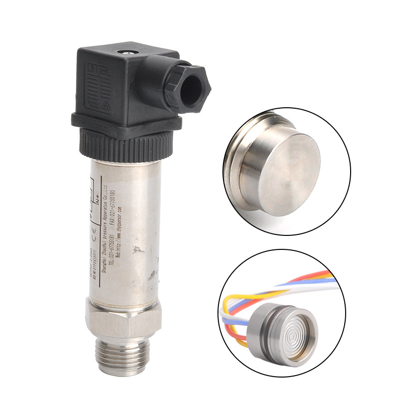 PT124B-214 stainless steel 4-20ma flush diaphragm sealed liquid oil water pressure sensor