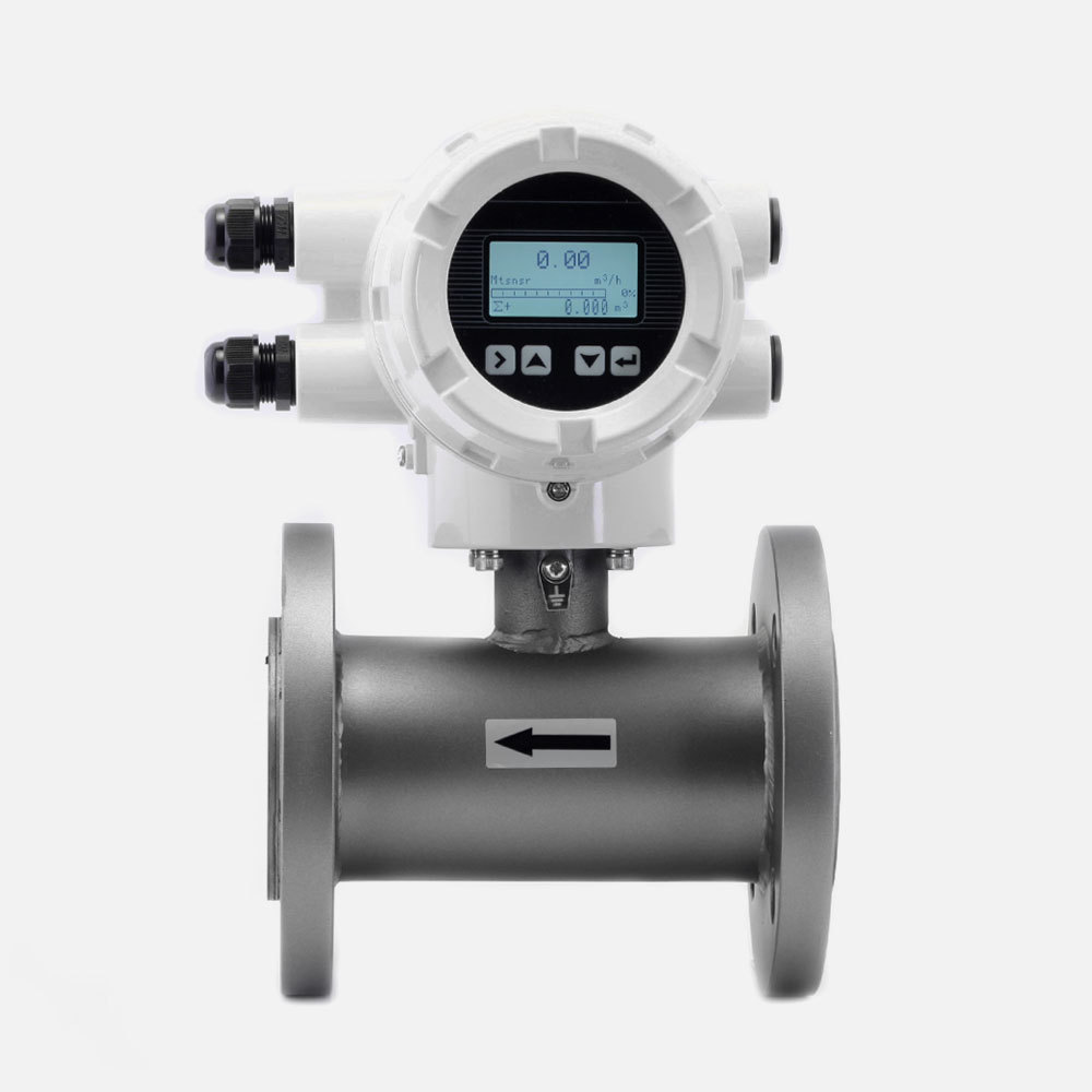 DN3-3000 dn80 remote local display liquid slurry sewage EMFM electromagnetic magnetic flowmeter flow meters