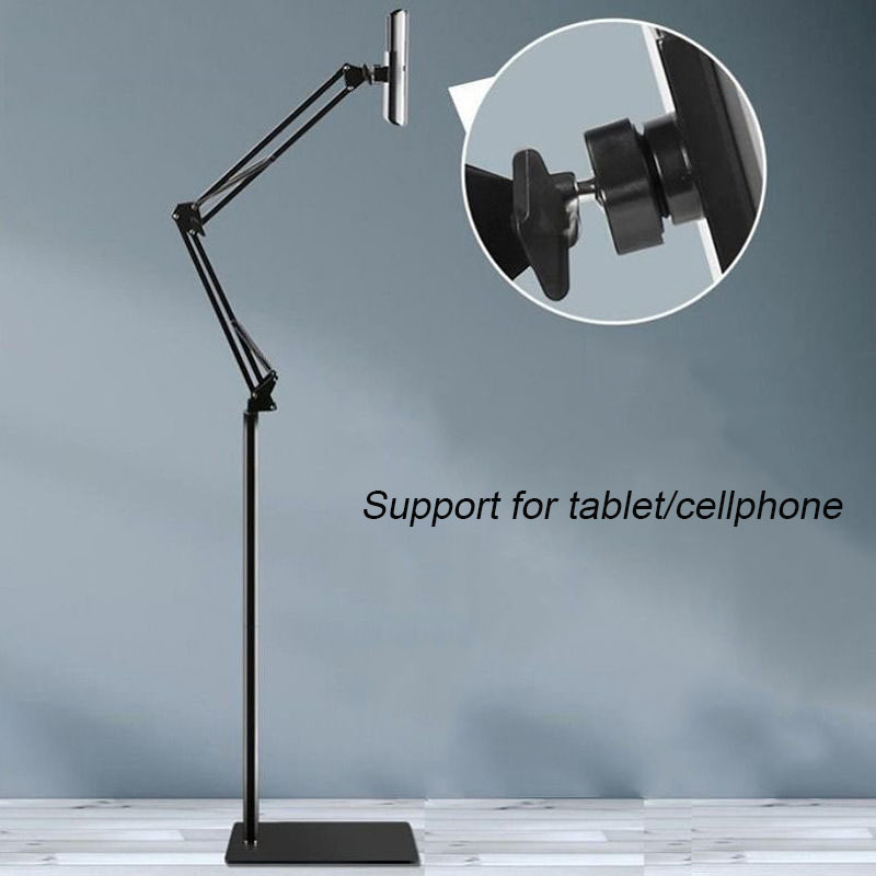 Hot Item 2022  Long Arm Floor Tablet  Bracket  Phone Stand Folding Lazy Bed Phone Tablet Holder Flexible