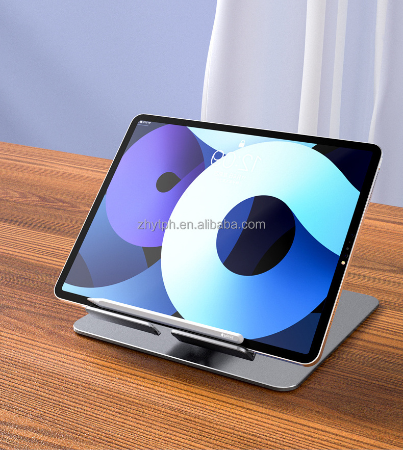 New Trending Tablet Stand For iPad Stand Holder - ALUMINIUM 360 Rotate Foldable Stand Dock