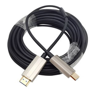 Customized Aoc 4K 8k Hdmi Cable 2.0 Audio and Video Cable Cord Support Active Fiber Optic HDMI Cable