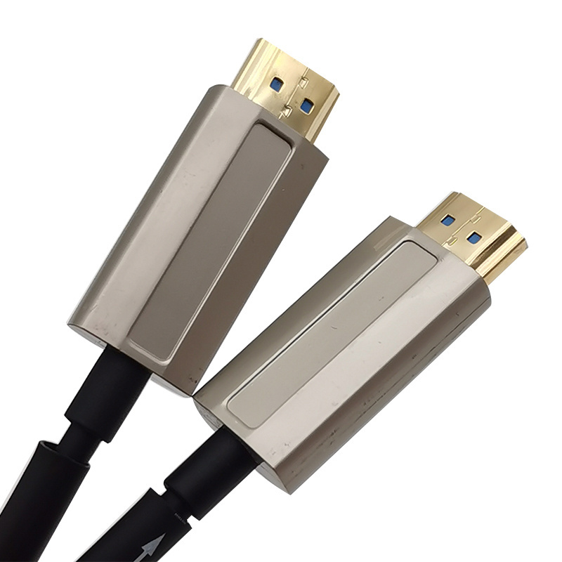 Customized Aoc 4K 8k Hdmi Cable 2.0 Audio and Video Cable Cord Support Active Fiber Optic HDMI Cable