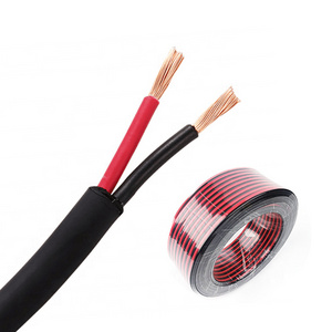 High Quality CCA OFC Copper Awg 2 Cores Flexible Flat Xlo Xlr Twins Low Noise Speaker Cable