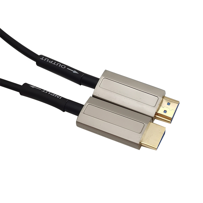 Customized Aoc 4K 8k Hdmi Cable 2.0 Audio and Video Cable Cord Support Active Fiber Optic HDMI Cable