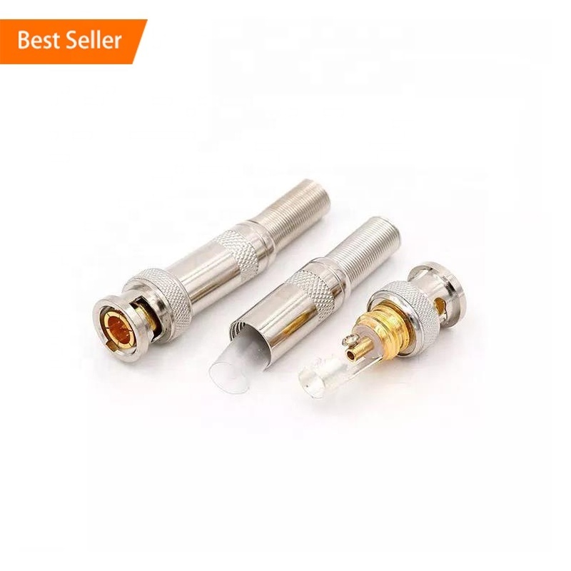 CCTV Quick Male Solderless Screw BNC Connector