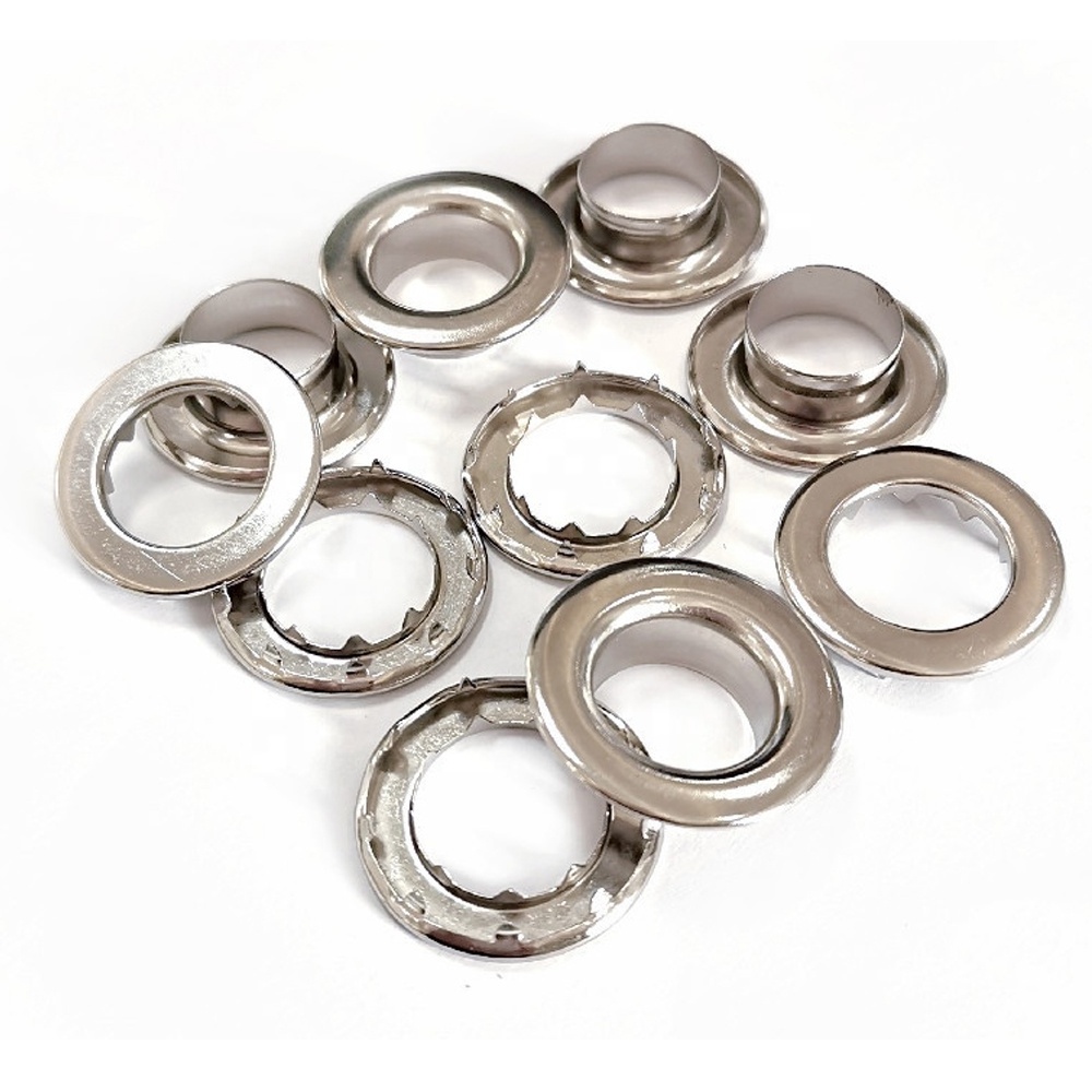 Grommets eyelets marine grade stainless steel rolled rim heavy duty 7mm - 18mm