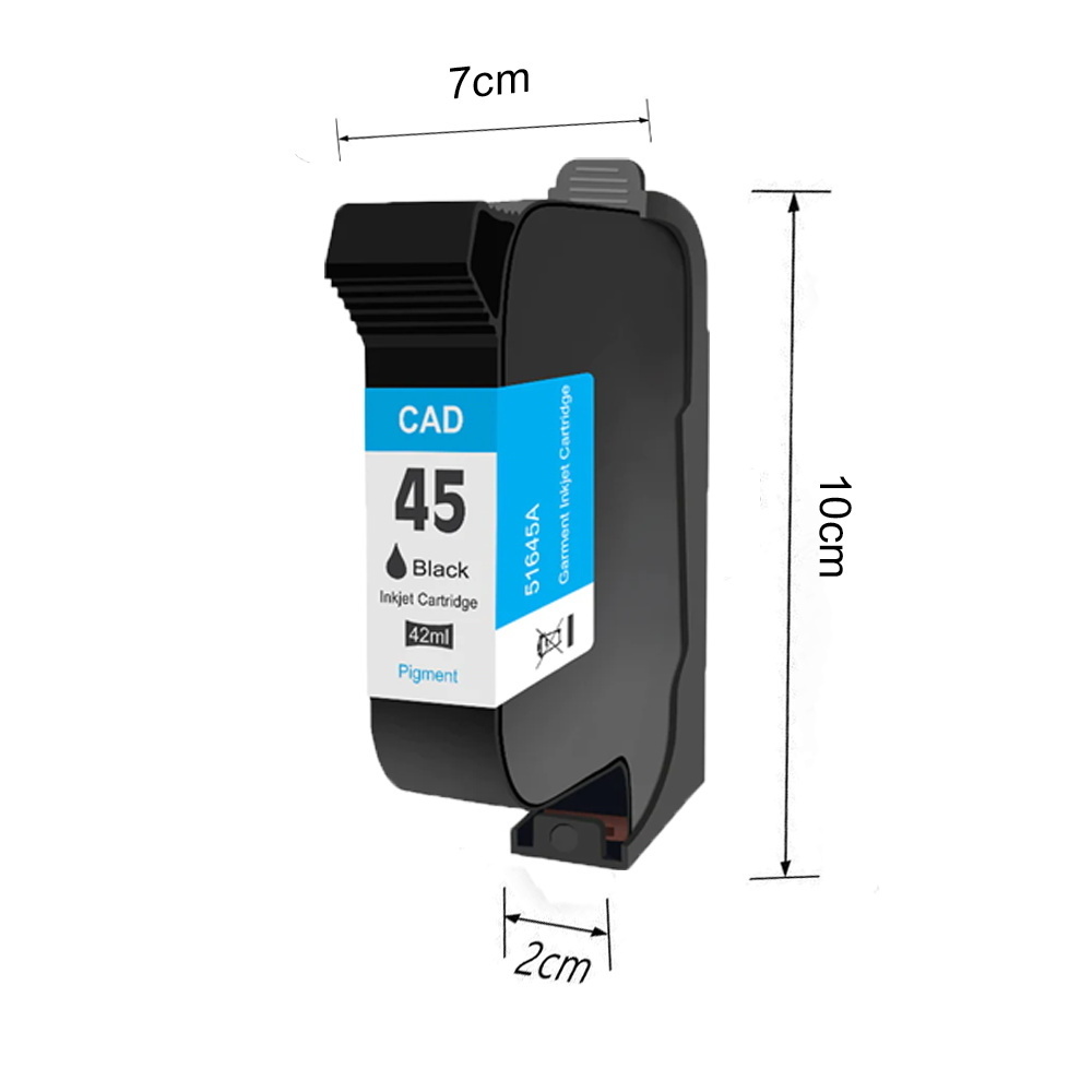 WECARE 45A 51645A 42ml black regular ink cartridge for Auri-tech AR-1900PPH