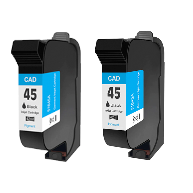 WECARE CAD 45A 42ml high adhesion refilled ink cartridge  for HP45 for Auri-tech TW-2300APH plotter