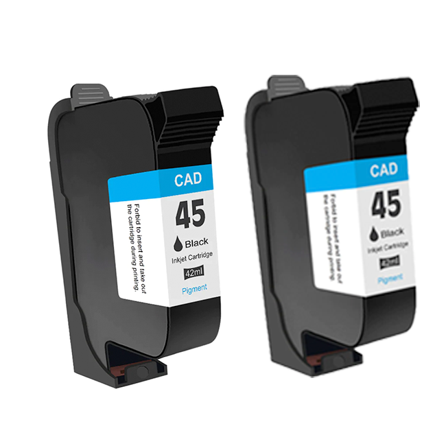 WECARE CAD premium compatible 45A 51645 Regular ink cartridge for HP45 for Auri-tech TW-2100APH plotter