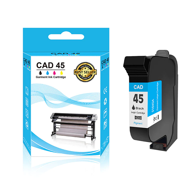 WECARE HP 45A regular inkjet cartridge compatible  for High Speed HipoJET plotter 190F