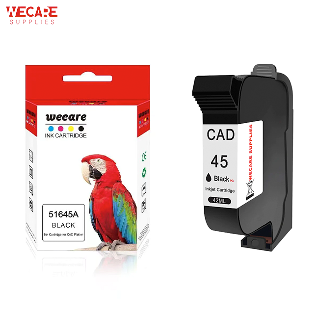 WECARE CAD 45A 51645A Grade A Ink Cartridges Compatible for Jindex JD-QQ2-165D