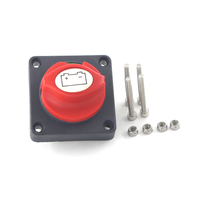 Waterproof Heavy Duty Battery Disconnect Isolator Switch On-Off 12V-48V Master Cut/Shut Off Marine Battery Switch for Boat Car