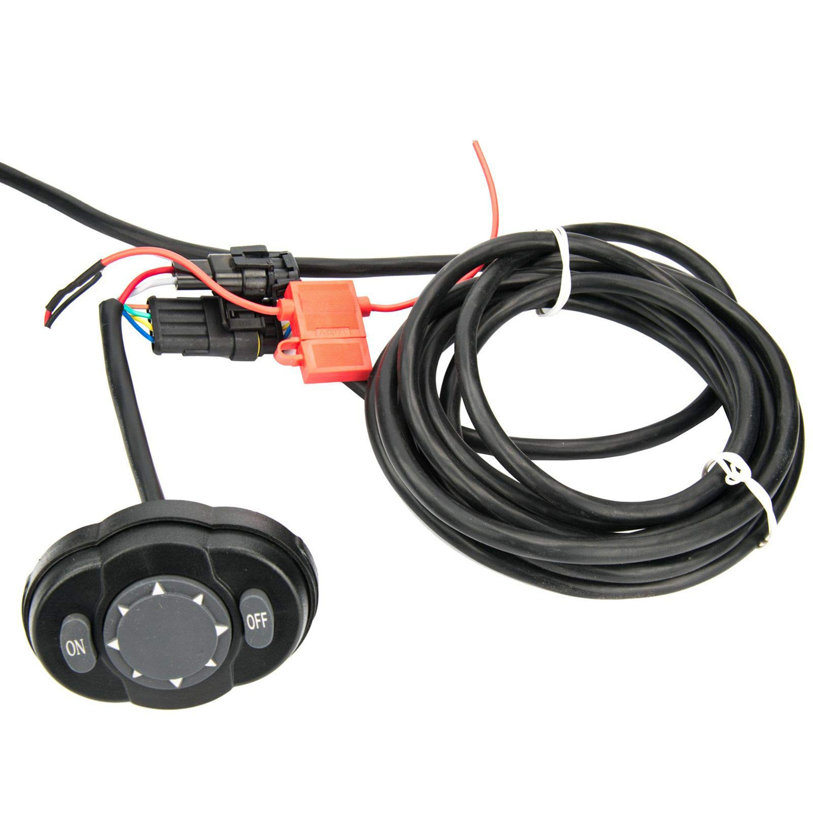 Boat Spotlight 12V 24V  100W 2500LM Rotate Remote Control Marine Portable Halogen Search Light