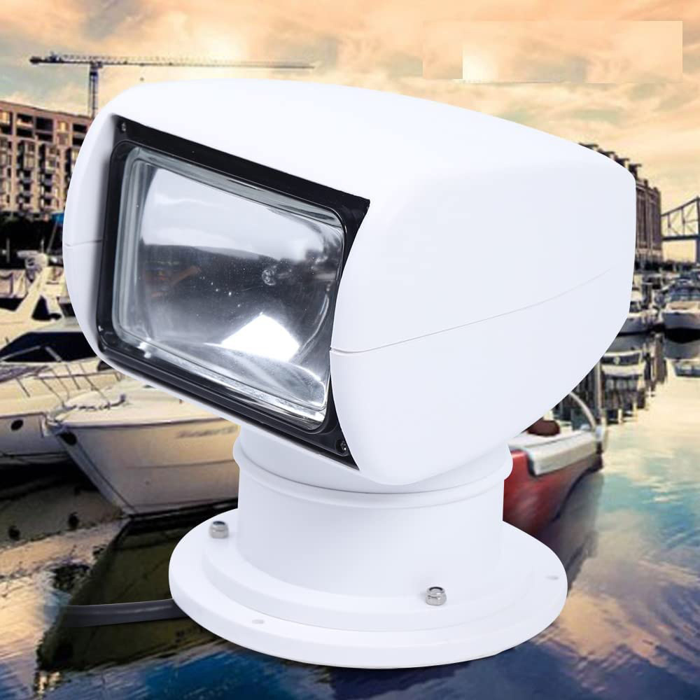 Marine 12V Waterproof Lamp 360 Degree Yacht Boat Led Rotate Search Light Surface Mounting For Boat