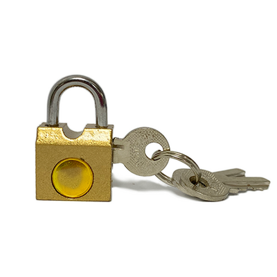 Zeise-ikon iron imitation brass side safety opening padlocks mini padlock padlocks and keys