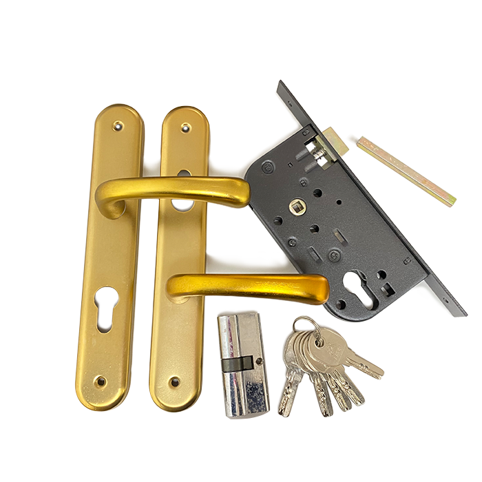 Zeise-ikon Mortise lock set with lock body key handle interior wooden door mortise lock lever handle set