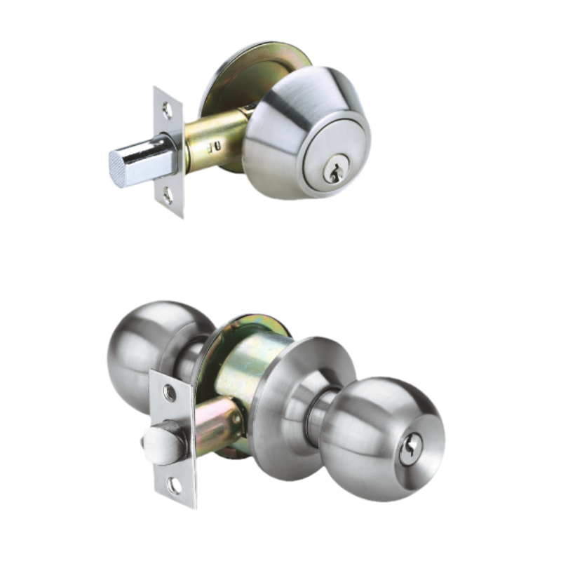 door knob lock crystal door knob with lock ball zhongshan round knob lock