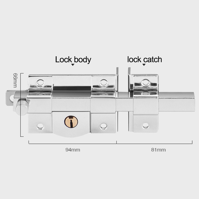 Zeise-ikon Security anti-theft exterior door lock outdoor fence door iron bar lock