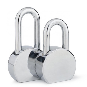 45# STEEL ROUND PADLOCK  Brass Cylinder Padlock Hardened Steel Shackle Hardened Round Steel Padlock