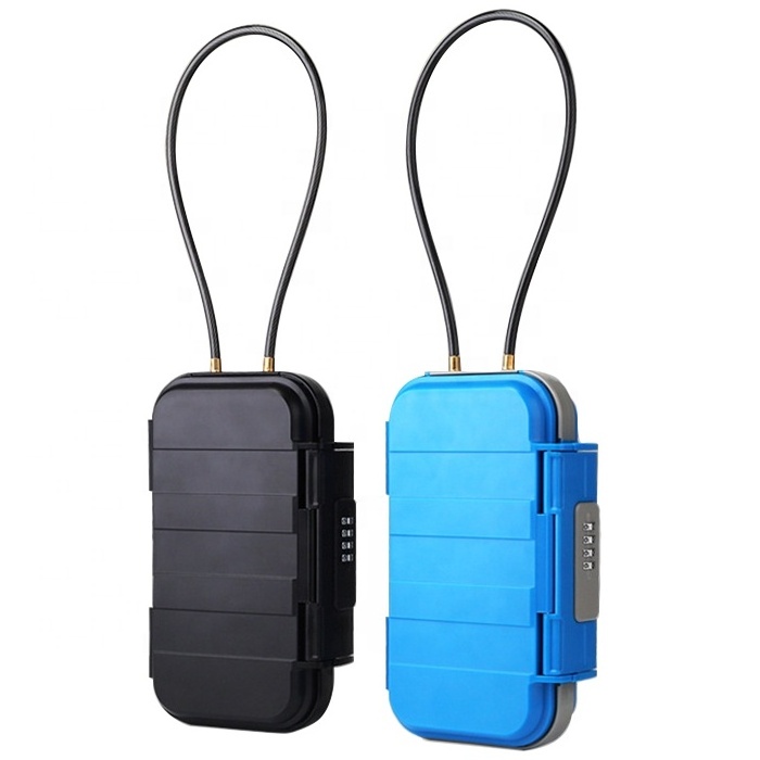 Outdoor Waterproof key lock box Combination Portable Beach Safe Box Safety Beach Chair Lock Box