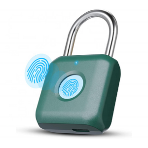 Biometric Metal Keyless Fingerprint Lock Waterproof USB Rechargeable for Gym Locker, School Locker, Luggage, Backpack