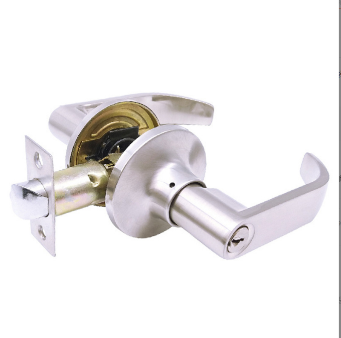 High Quality Lever Handle Lock Hardware Accessories Zinc Alloy Tubular Lockset for commerical Door