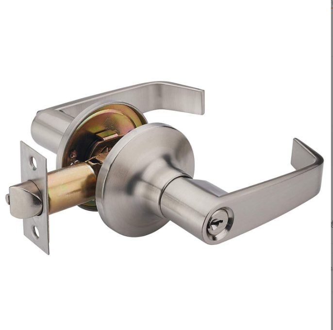 High Quality Lever Handle Lock Hardware Accessories Zinc Alloy Tubular Lockset for commerical Door