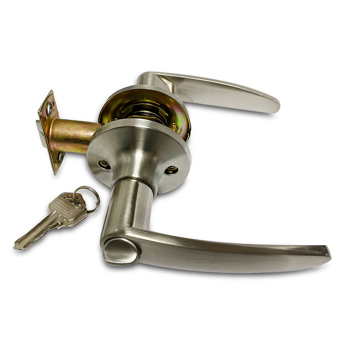 Handle Door Lock Privacy Door Lever Tubular Leverset Modern Door Handle Lever Exterior Lockset