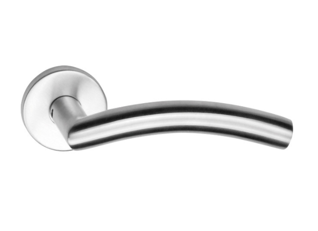 Stainless steel door handle silver metal material high quality handle for interior door