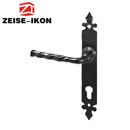 European Market Popular Black Antique Design Door Lock Aluminum Handle 72 85 96 Hole Distance Door Handle