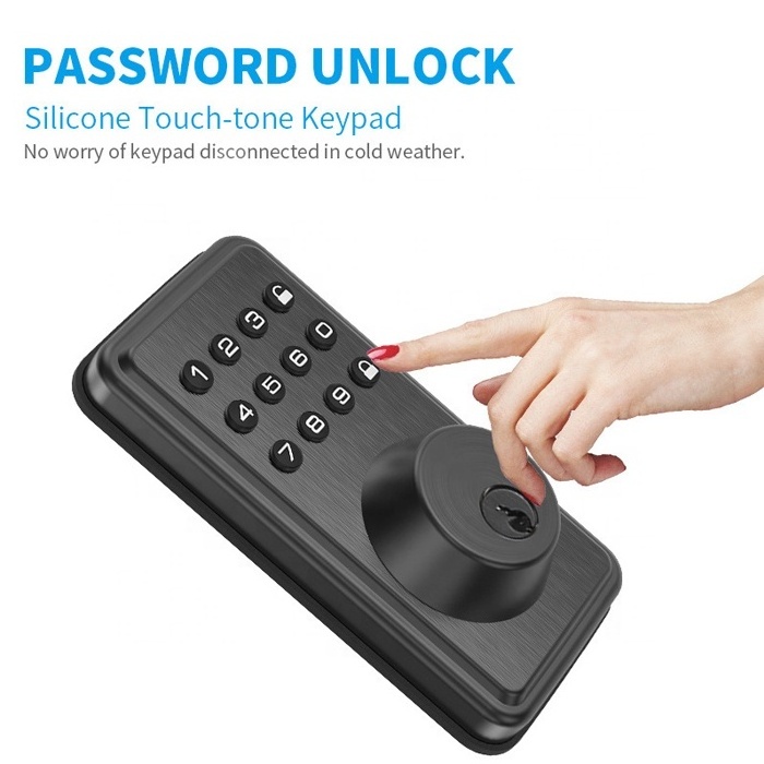 American Deadbolt Door Lock Digital Safe keypad waterproof electronic deadbolt door lock