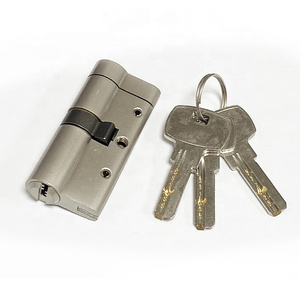 euro profile brass lock cylinder with breaker strip & snap door lock cylinder 60mm