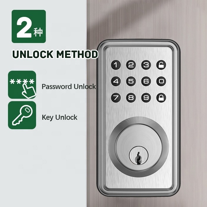 American Deadbolt Door Lock Digital Safe keypad waterproof electronic deadbolt door lock