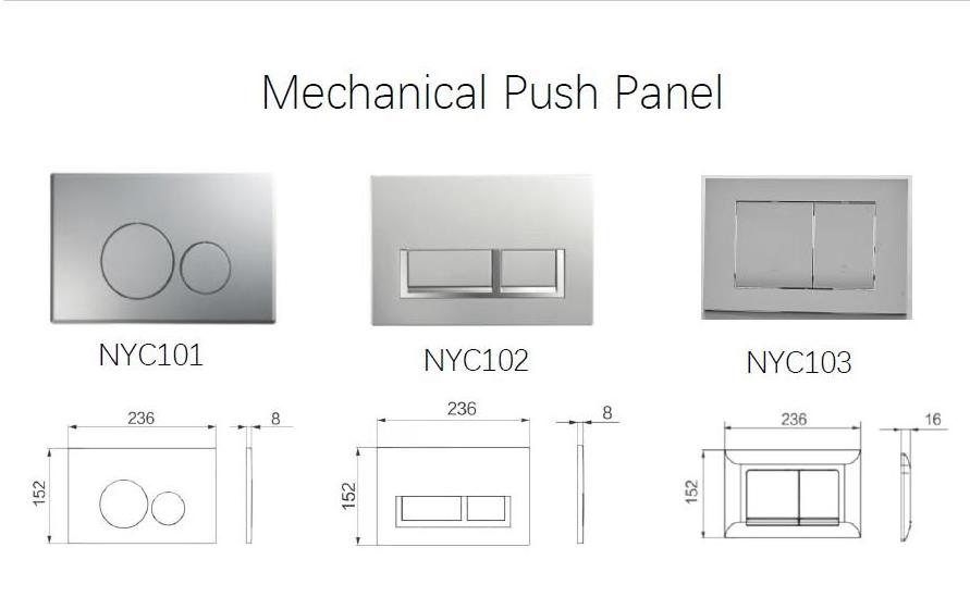 High Quality Plastic  Concealed Cistern Water Tank for Wall Hung Toilet 100L/hour Productivity PRE-WALL INSTALLATION SYSTEMS