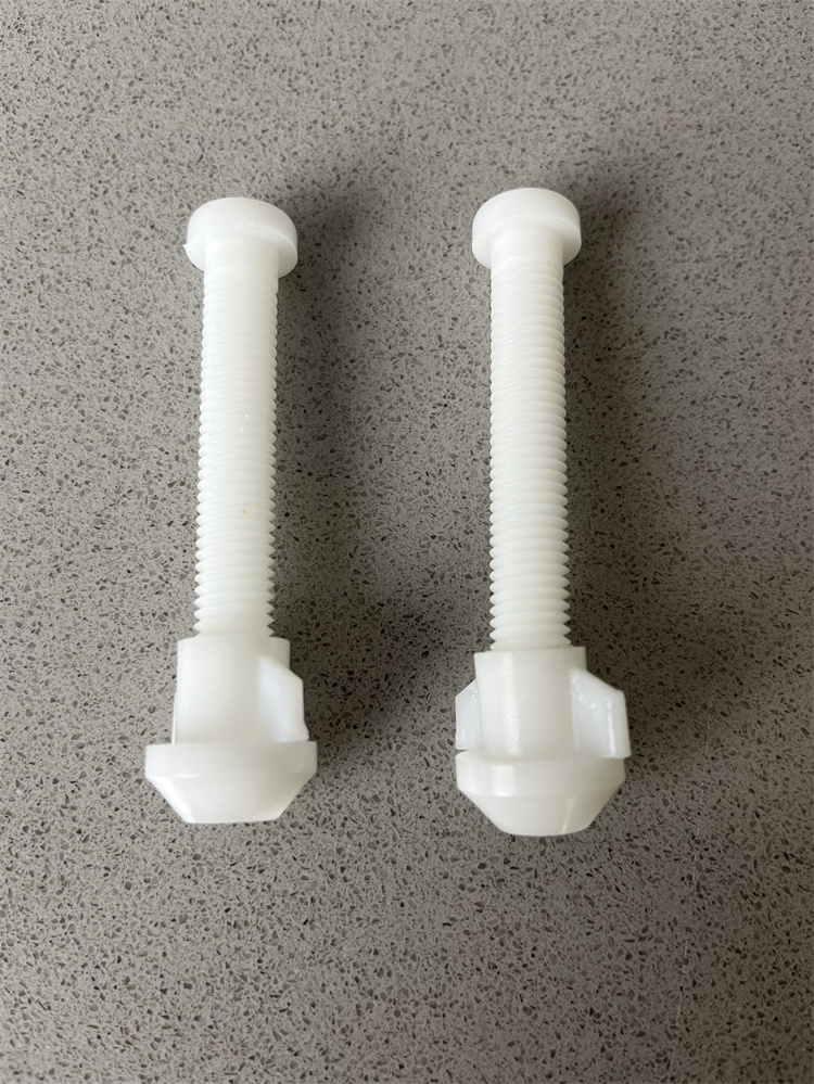 factory  price  toilet seat hinge bolts  with your bar code  plastic nuts and bolts for toilet for toilet