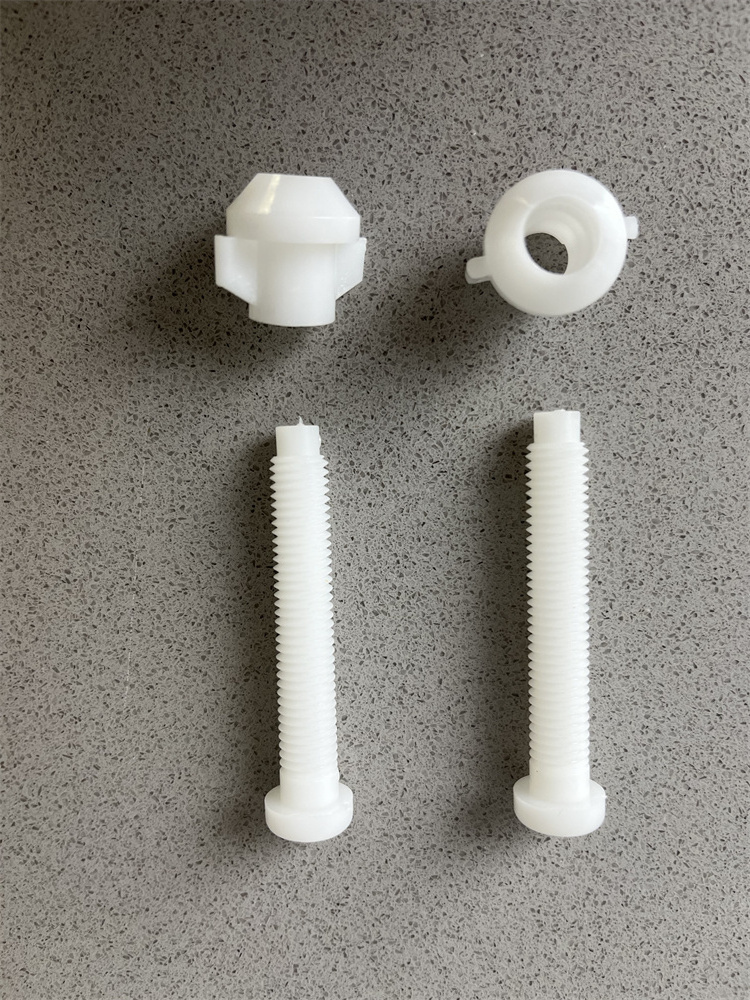 factory  price  toilet seat hinge bolts  with your bar code  plastic nuts and bolts for toilet for toilet