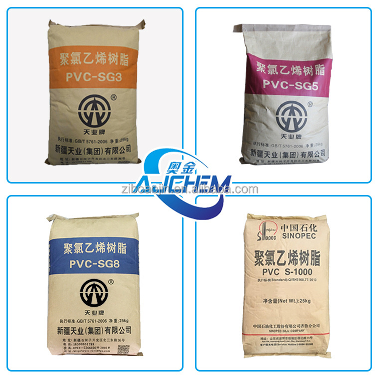 Polyvinyl Chloride PVC Resin Powder K67 SG5 For General Plastics