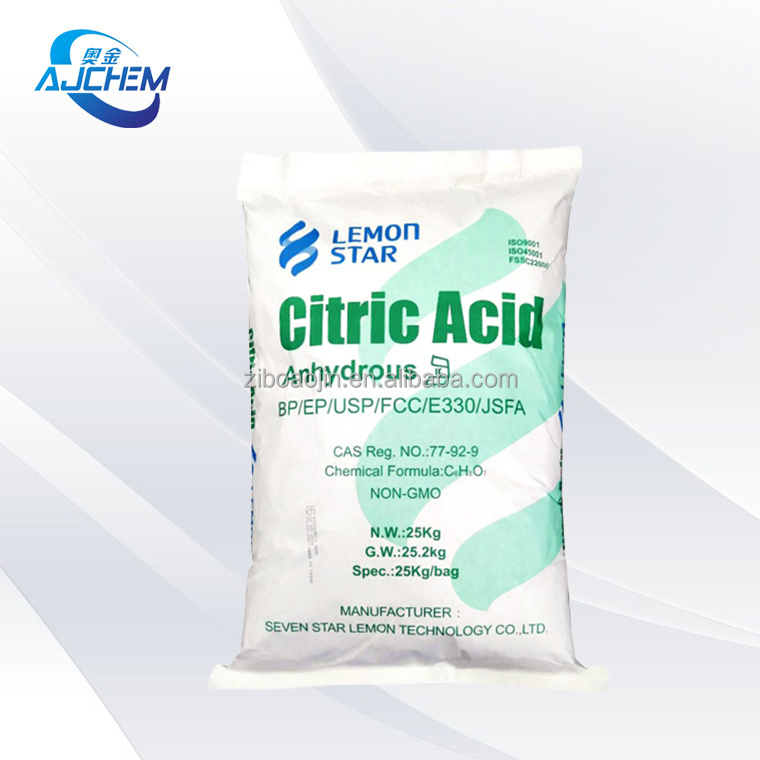 Food Grade Citric Acid Anhydrous Weifang Ensign/TTCA/Lemon Star Food Additive