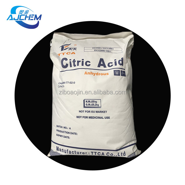 Food Grade Citric Acid Anhydrous Weifang Ensign/TTCA/Lemon Star Food Additive