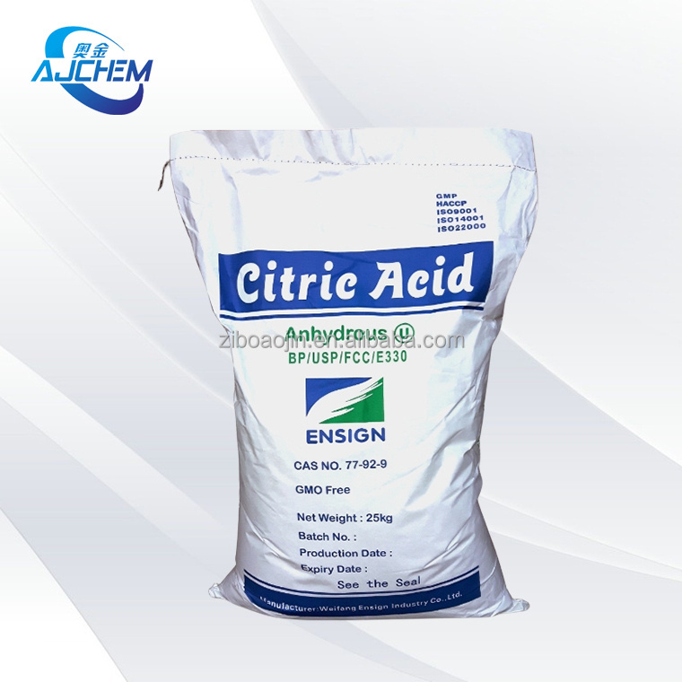 Food Grade Citric Acid Anhydrous Weifang Ensign/TTCA/Lemon Star Food Additive