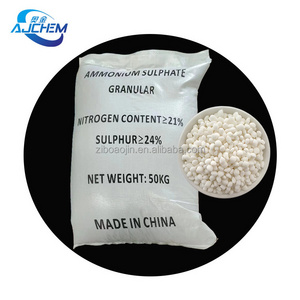 Agricultural Grade Ammonium Sulphate/Sulfate Granular Crystal N 21% Price For Fertilizer